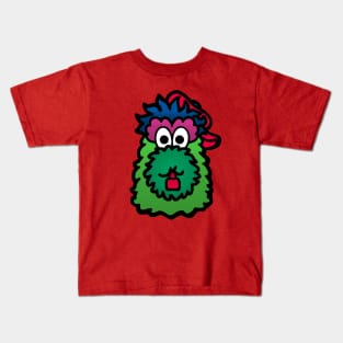 Philadelphia Baseball Phillie Phanatic Phillies Red October Kids T-Shirt